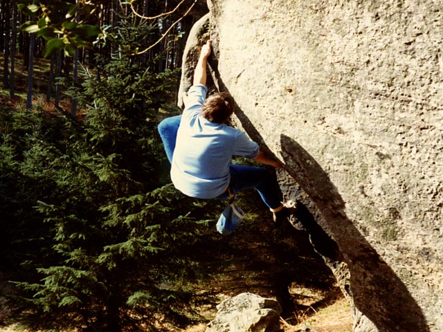 Cruising up this classic test piece