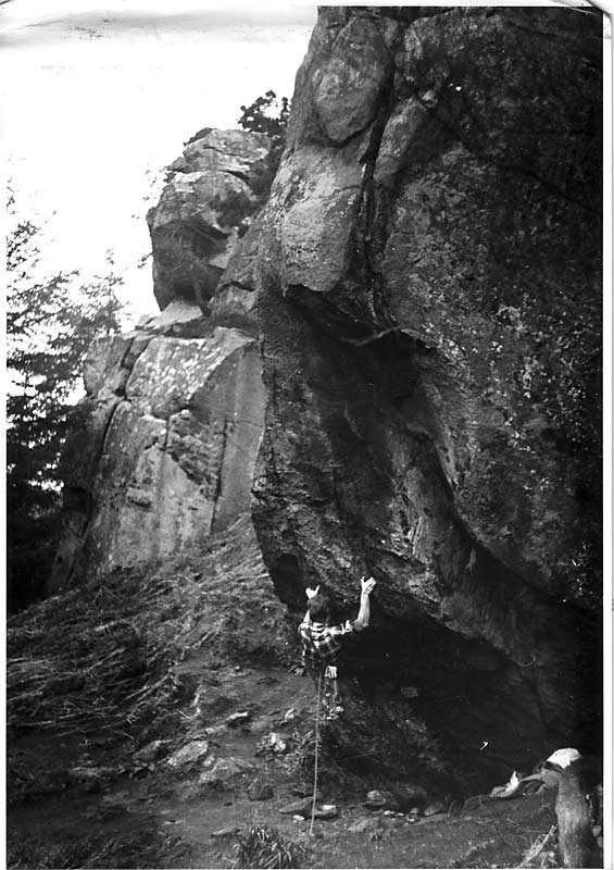 Steve Blake on the first ascent