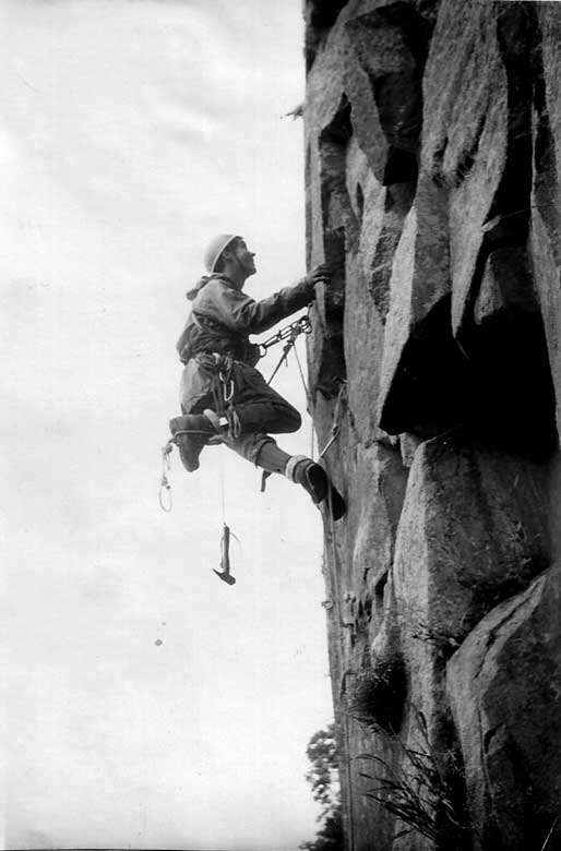 And was a peg route, probably something like A-5 in US aid grades. Bill Clark clanking away.